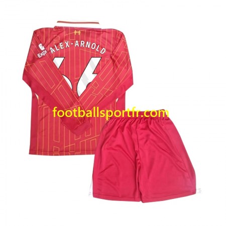 Tenue Liverpool Alexander-Arnold 66 Enfant Domicile 2024-2025 Maillot de Foot ML